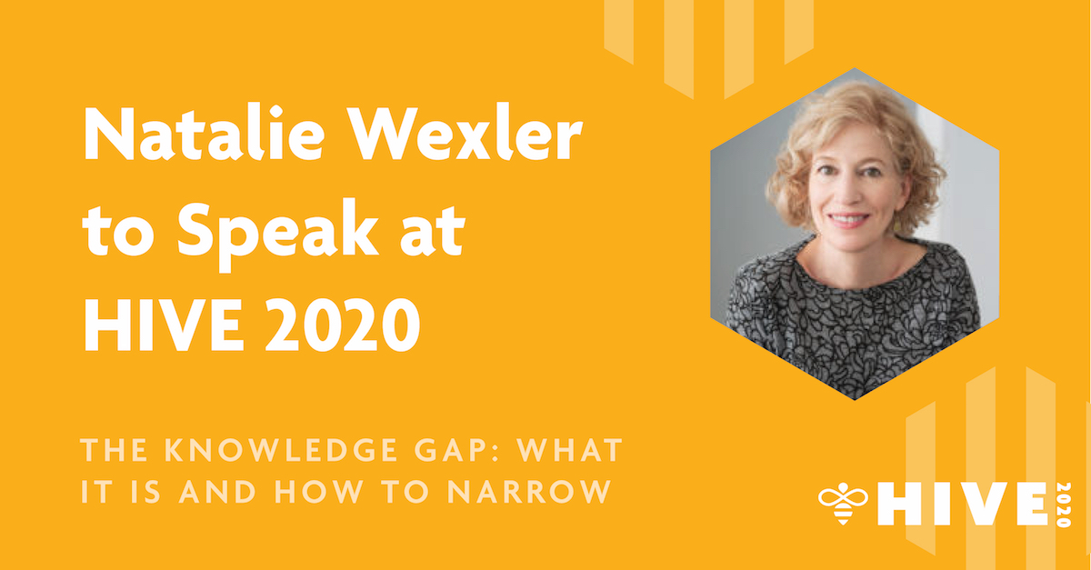 Natalie Wexler to Speak at HIVE 2020